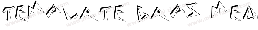 Template Caps Medium SSi字体转换
